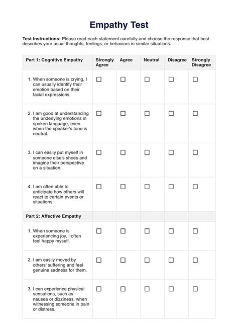 do i have empathy quiz.